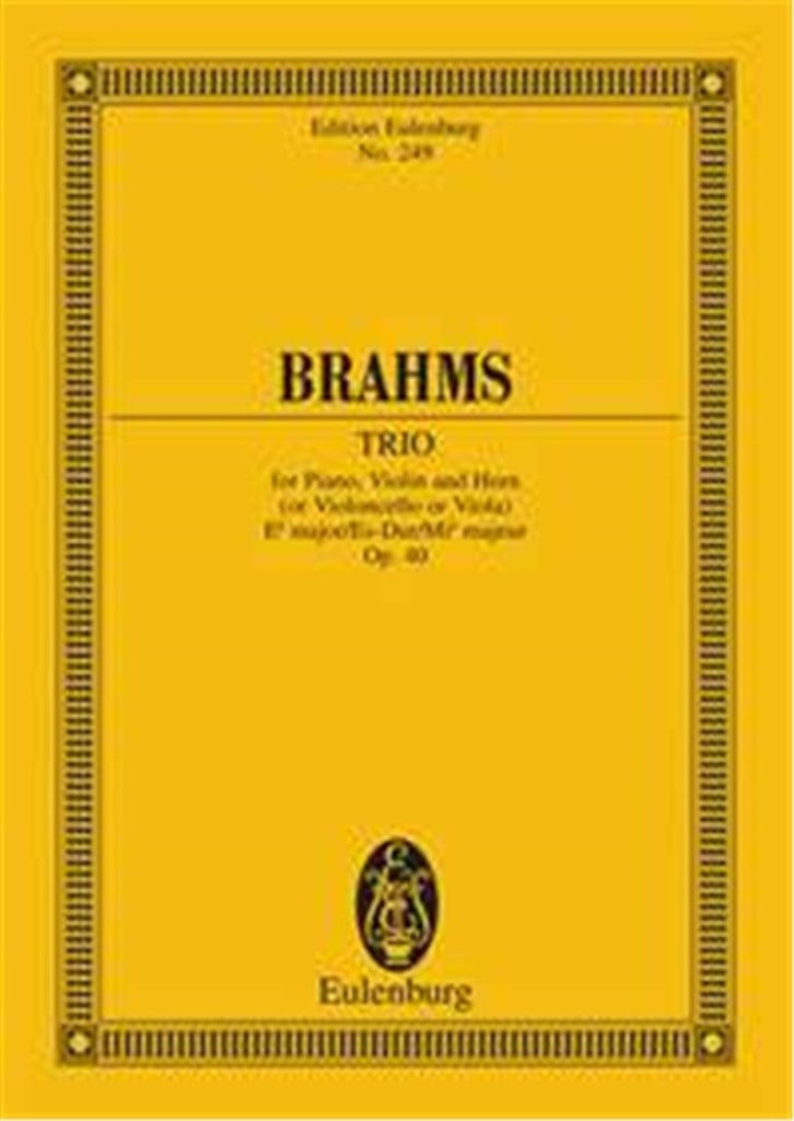Trio Mi B Op. 40
